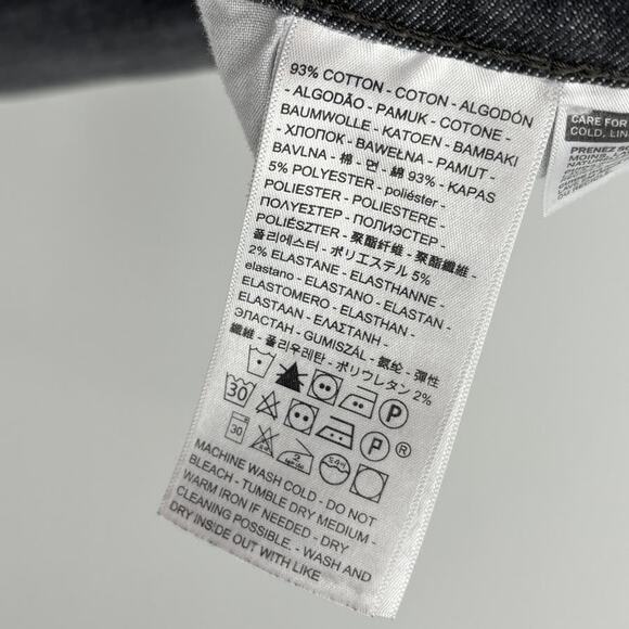 Levi's Raven's Wing Charcoal Gray Wedgie Skinny Jeans - Picture 10 of 10